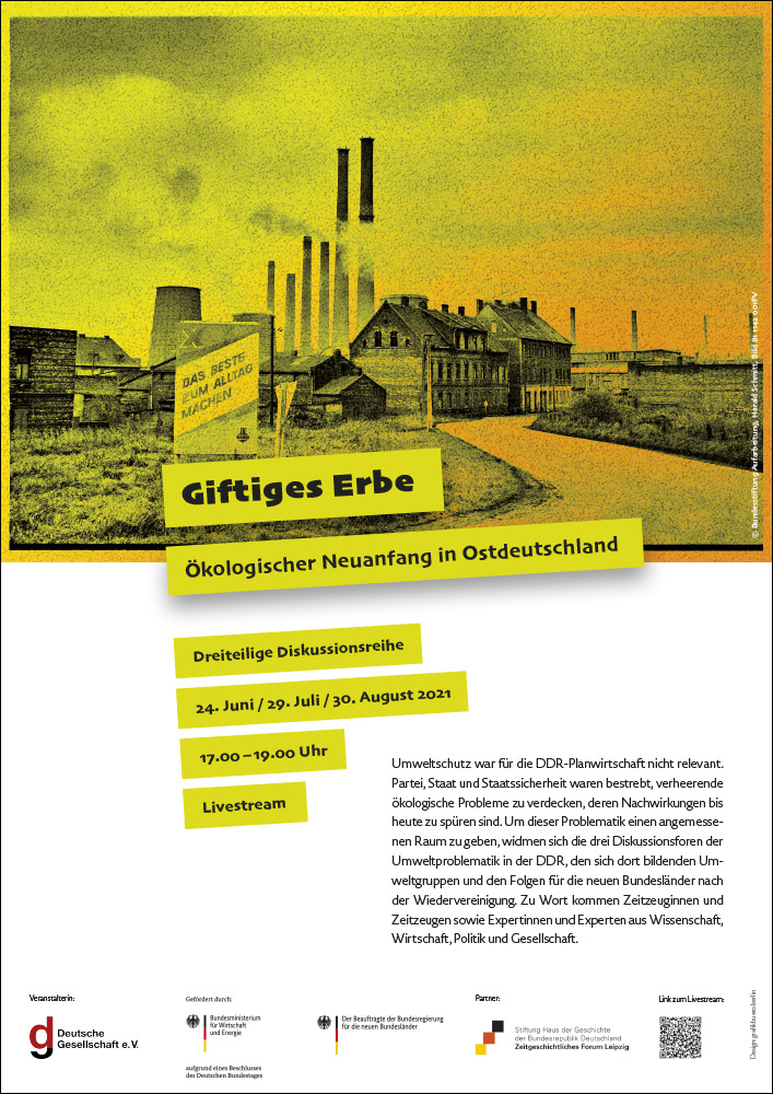Vorderseite des Programms der Tagung Giftiges Erbe der Deutschen Gesellschaft