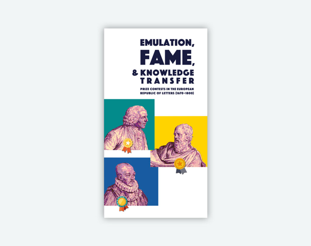Plakatmotiv für eine Tagung des SFB 980 Episteme in Bewegung der Freien Universität Berlin zum Thema „Emulation, Fame & Knowledge Transfer“